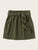 Paperbag Waist Buckle Belted Pocket Front Skirt