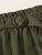 Paperbag Waist Buckle Belted Pocket Front Skirt