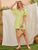 Ruffle Trim Backless Tie Back Belted Dress