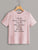 Slogan Print Short Sleeve Tee