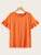 Frill Sleeve Solid Tee
