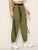 Solid Pocket Detail Cargo Utility Pants