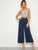 Solid Wide Leg Jeans