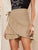 Ruffle Hem Tie Side Skirt