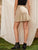 Ruffle Hem Tie Side Skirt