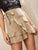 Ruffle Hem Tie Side Skirt