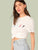 Short Sleeve Letter Print Top