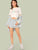 Short Sleeve Letter Print Top