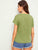 Asymmetric Neck Solid Tee