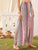 Tribal Print Split Thigh Fringe Detail Skirt