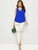 Solid High Low Hem V Neck Top