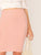 Solid Zip Back Bodycon Pencil Skirt