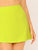 Neon Lime Solid Skirt