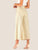 Double Button Wide Leg Crop Trousers