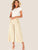 Double Button Wide Leg Crop Trousers