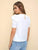 Keyhole Back Puff Sleeve Embroidery Floral Top