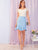 Zip Back Ruffle Hem Skirt