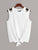 Knot Front Cut Out Shoulder Top