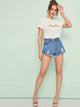 Sequin Patched Tee