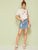 Guipure Lace Neck Embroidery Front Schiffy Top