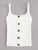 Button Front Rib-Knit Cami Top