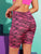 Neon Pink Zebra Print Cycling Shorts