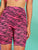 Neon Pink Zebra Print Cycling Shorts