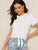 Neon Lime Knot Hem Tee
