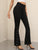 Button Through Flare Leg Jeans