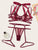 Contrast Mesh Underwire Garter Lingerie Set
