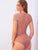 Plunge Neck Sheer Guipure Lace Wrap Bodysuit