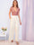 Plunge Neck Sheer Guipure Lace Wrap Bodysuit
