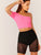 Fishnet Overlay Knicker Insert Cycling Shorts