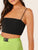 Solid Slim Crop Cami Top