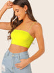 Solid Slim Crop Cami Top
