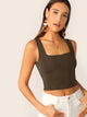 Solid Slim Fitted Tank Top