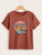 Car & Letter Print Tee