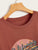 Car & Letter Print Tee