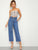 Paperbag Waist Belted Crop Wide Leg Jeans