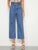 Paperbag Waist Belted Crop Wide Leg Jeans