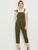 Gingham Pocket Side Pinafore Jumpsuits