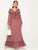 Polka Dot Ruffle Trim Flounce Hem Dress