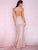 LOVE&LEMONADE Split Thigh Plunge Neck Backless Maxi Slip Dress
