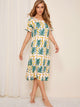 Tropical Print Night Dress
