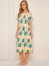 Tropical Print Night Dress