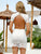 Double Crazy Ruffle Trim Backless Embroidered Mesh Dress