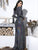 LOVE&LEMONADE Plunge Neck Split Thigh Sequin Maxi Dress
