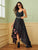 Polka Dot & Ditsy Floral Asymmetrical Hem Chiffon Cami Dress