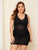 Plus Floral Lace Dress With Panty