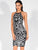 LOVE&LEMONADE Backless Sequin Bodycon Hater Dress